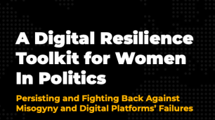 A Digital Resilience Toolkit for Women In Politics Persisting and Fighting Back Against Misogyny and Digital Platforms’ Failures