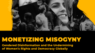 "Monetizing Misogyny. Gendered Disinformation and the Undermining of Women’s Rights and Democracy Globally"